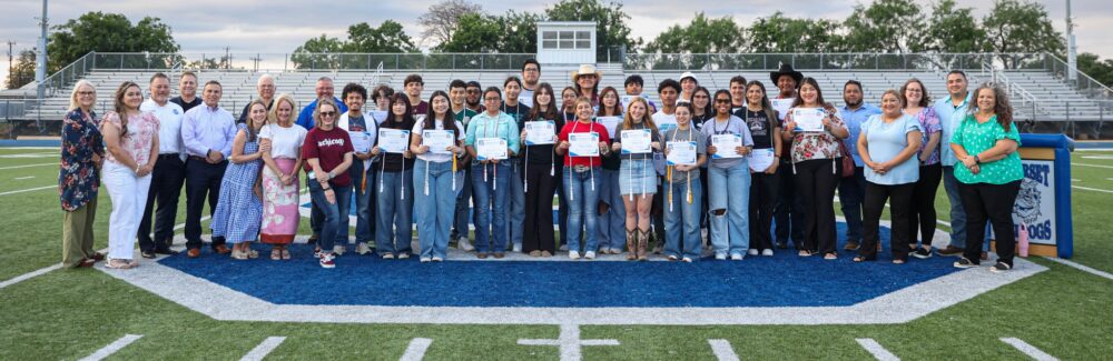 Scholarship Recipients and Donors Somerset High School Senior Walk May 2024